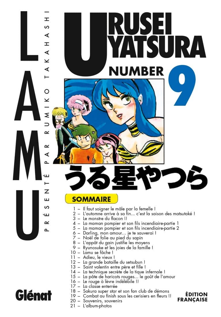 Tome 9 du manga Urusei Yatsura