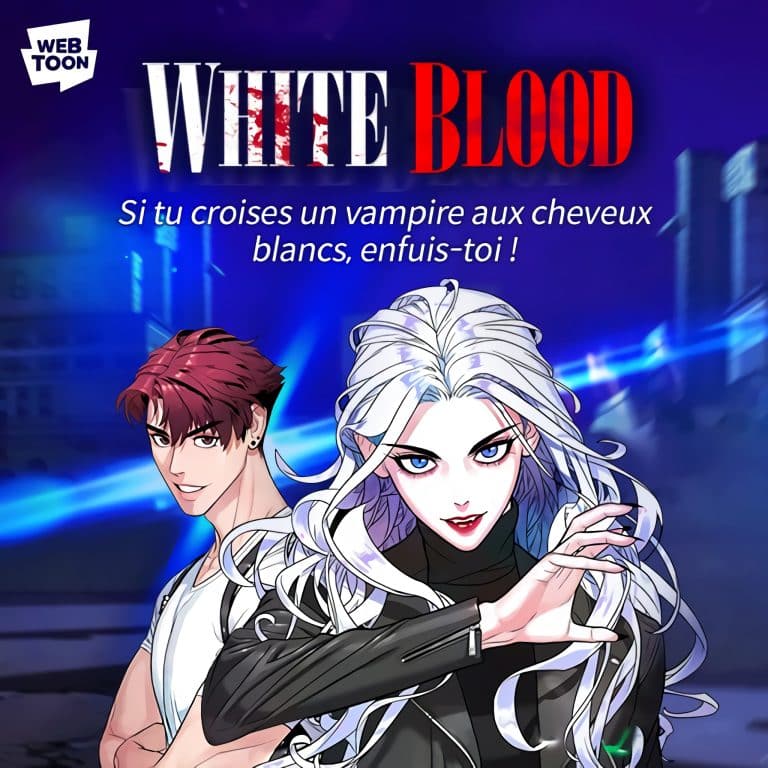 Premier visuel pour le Webtoon White Blood