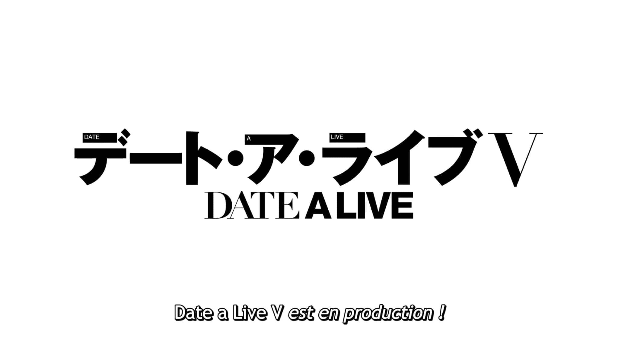 Annonce de lanime Date A Live saison 5