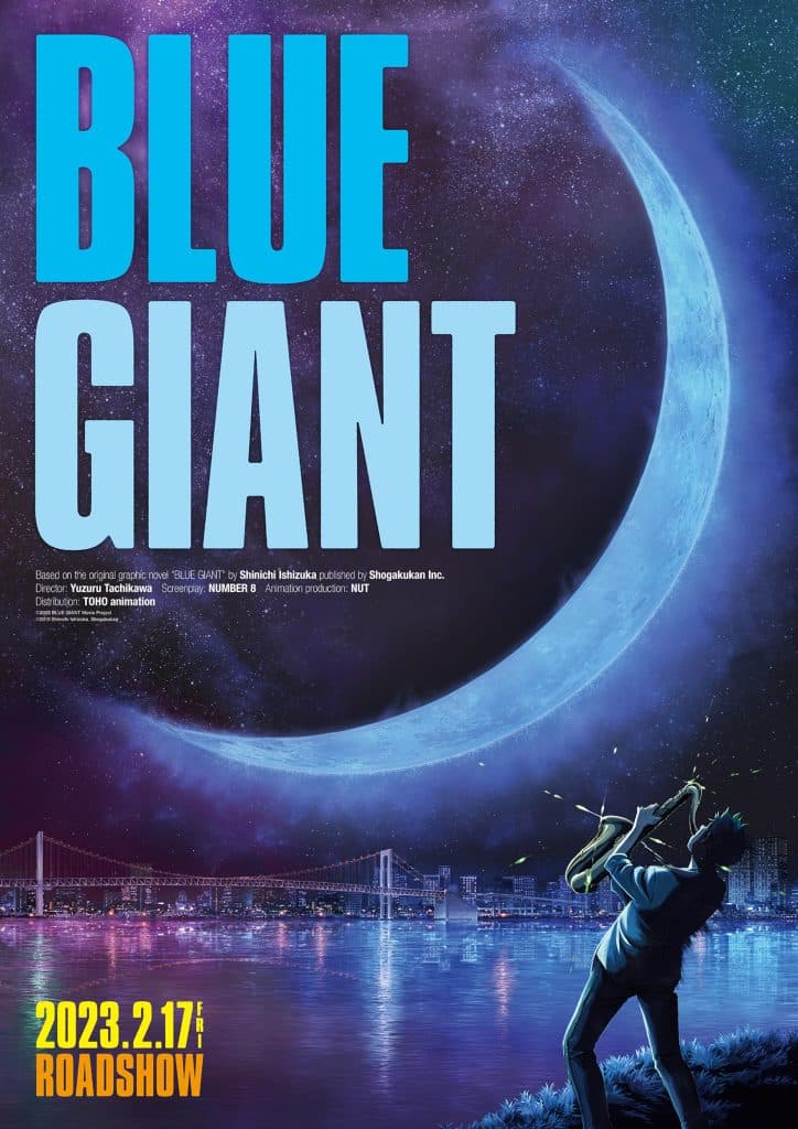 Annonce de la date de sortie du film Blue Giant
