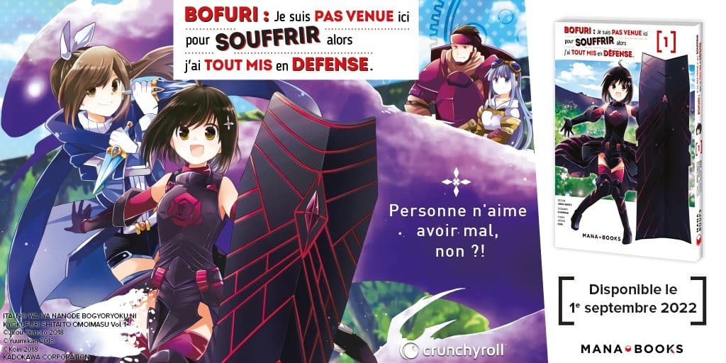 Annonce de la date de sortie en France du manga Bofuri
