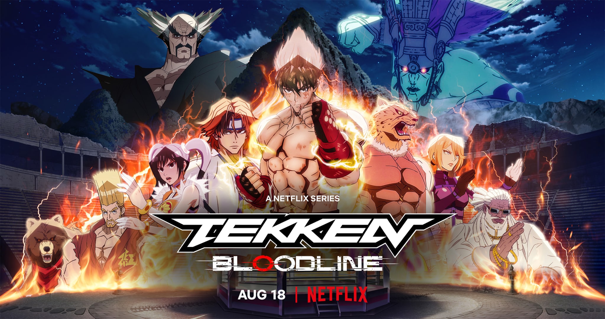 Annonce de la date de sortie de lanime Tekken : Bloodline