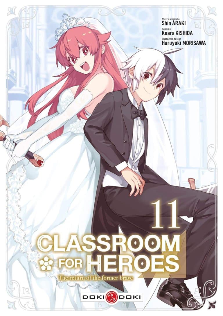 Manga Mogura RE on X: Classroom✿For Heroes (Eiyuu Kyoushitsu) LN manga  adaption by Araki Shin, Kishida Koara, Morisawa Haruyuki is on cover of the  upcoming Monthly Shounen Gangan issue 8/2023 Anime Adaption