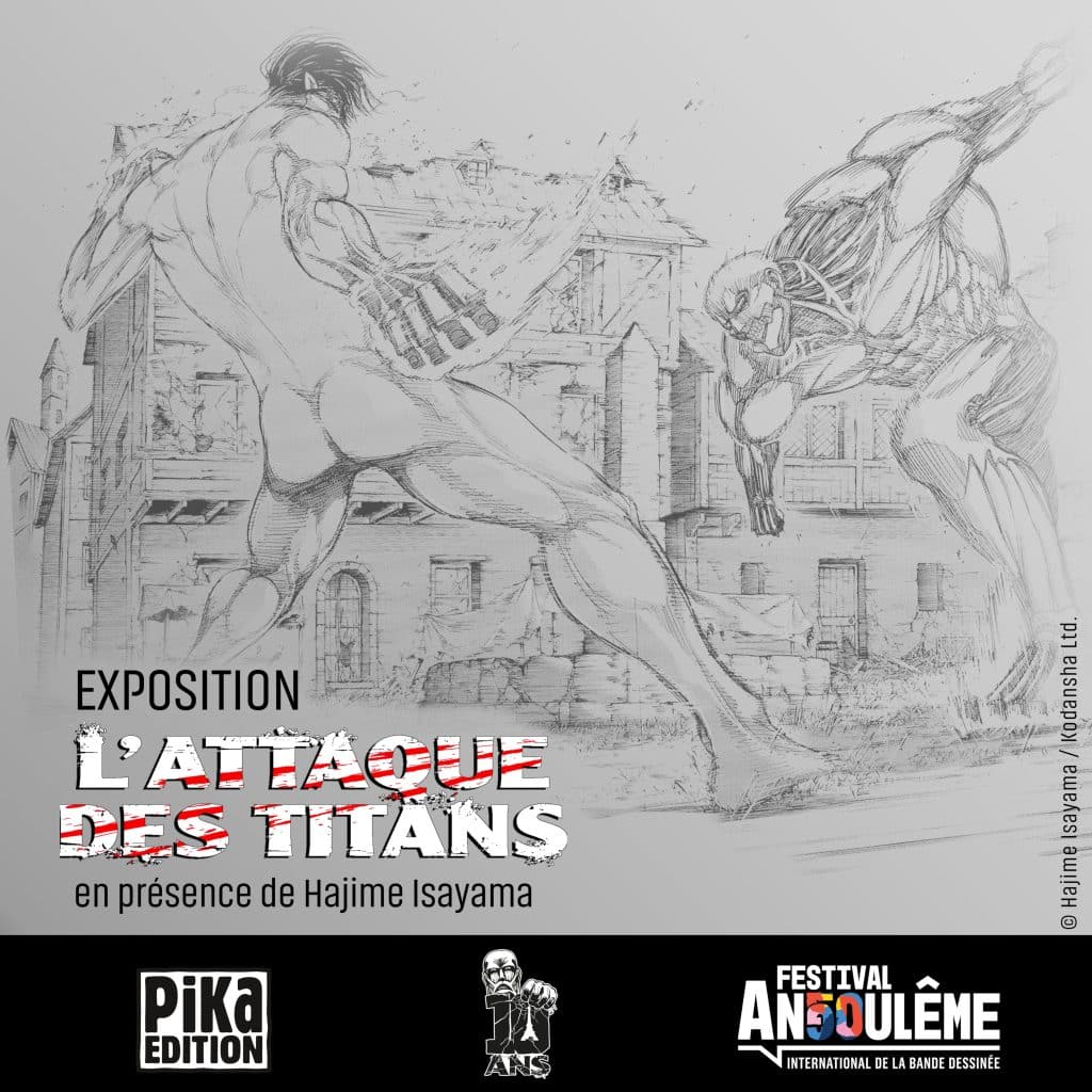 Annonce de la présence de Hajime Isayama (auteur de L'Attaque des Titans) au Festival dAngoulême 2023