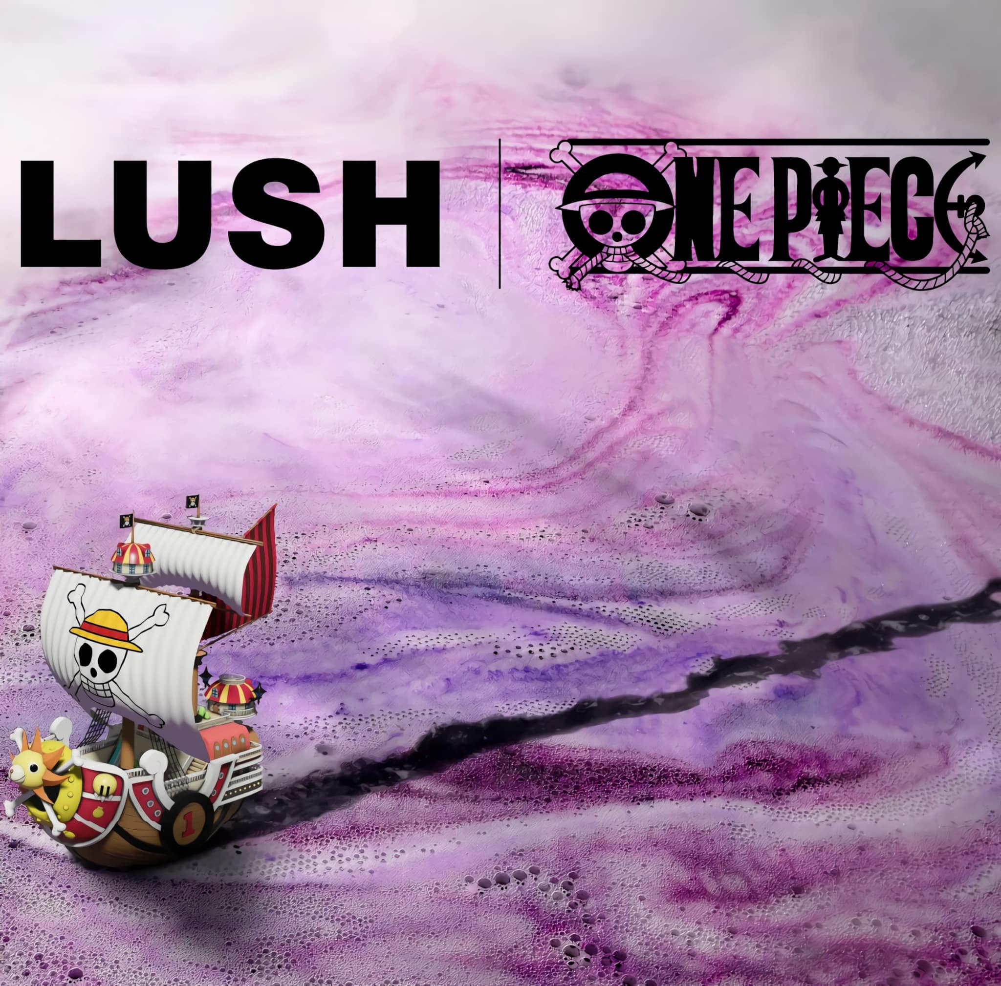 Annonce de la collaboration de la marque Lush avec le manga One Piece