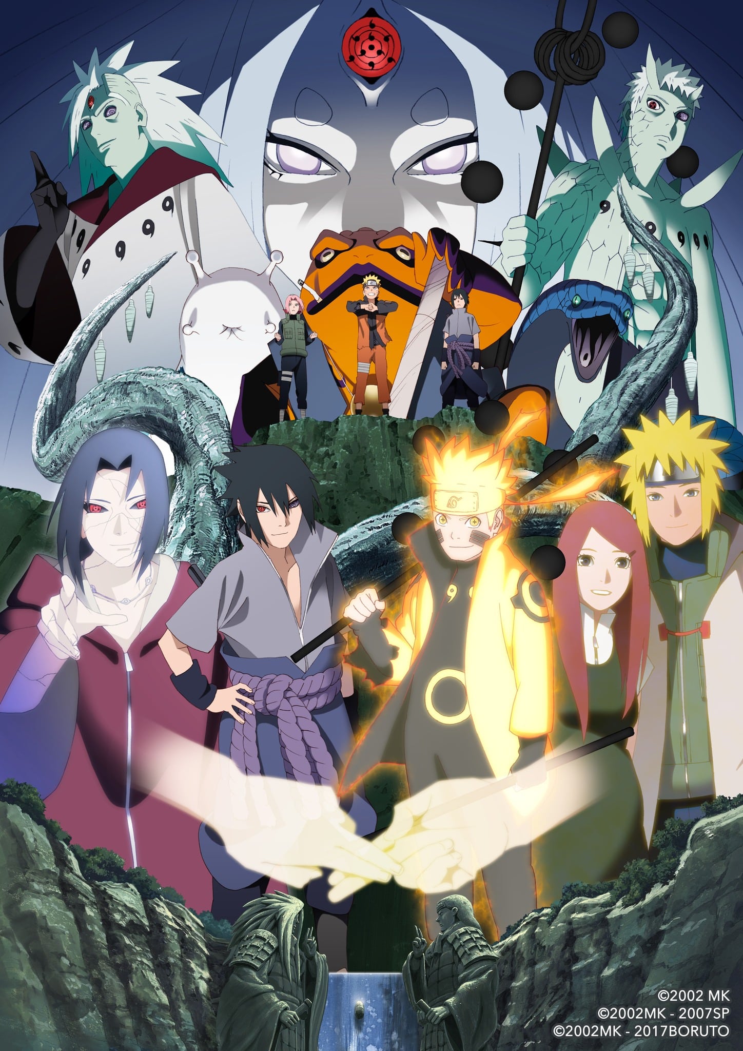 Visuel pour la partie 3 de lanime Naruto à loccasion des 20 ans de la série