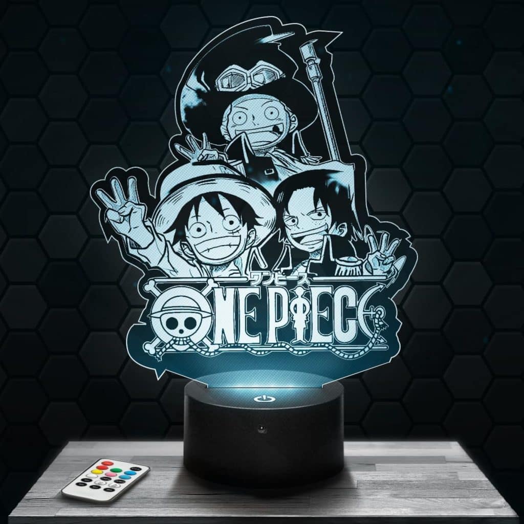 Lampe de chevet ONE PIECE comme idée cadeau manga