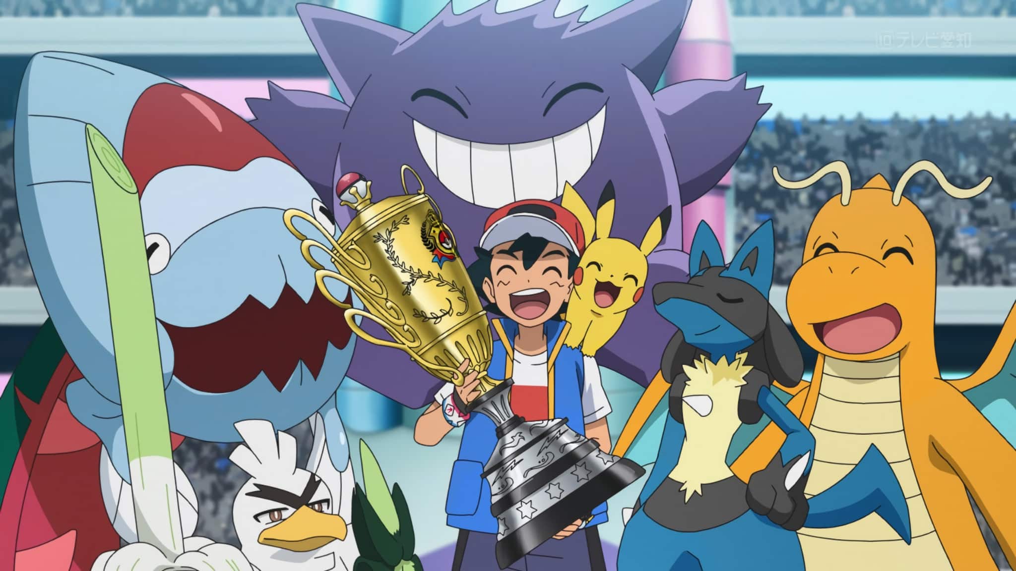 Sacre de Champion du Monde de Pokémon du personnage Sacha Ketchum