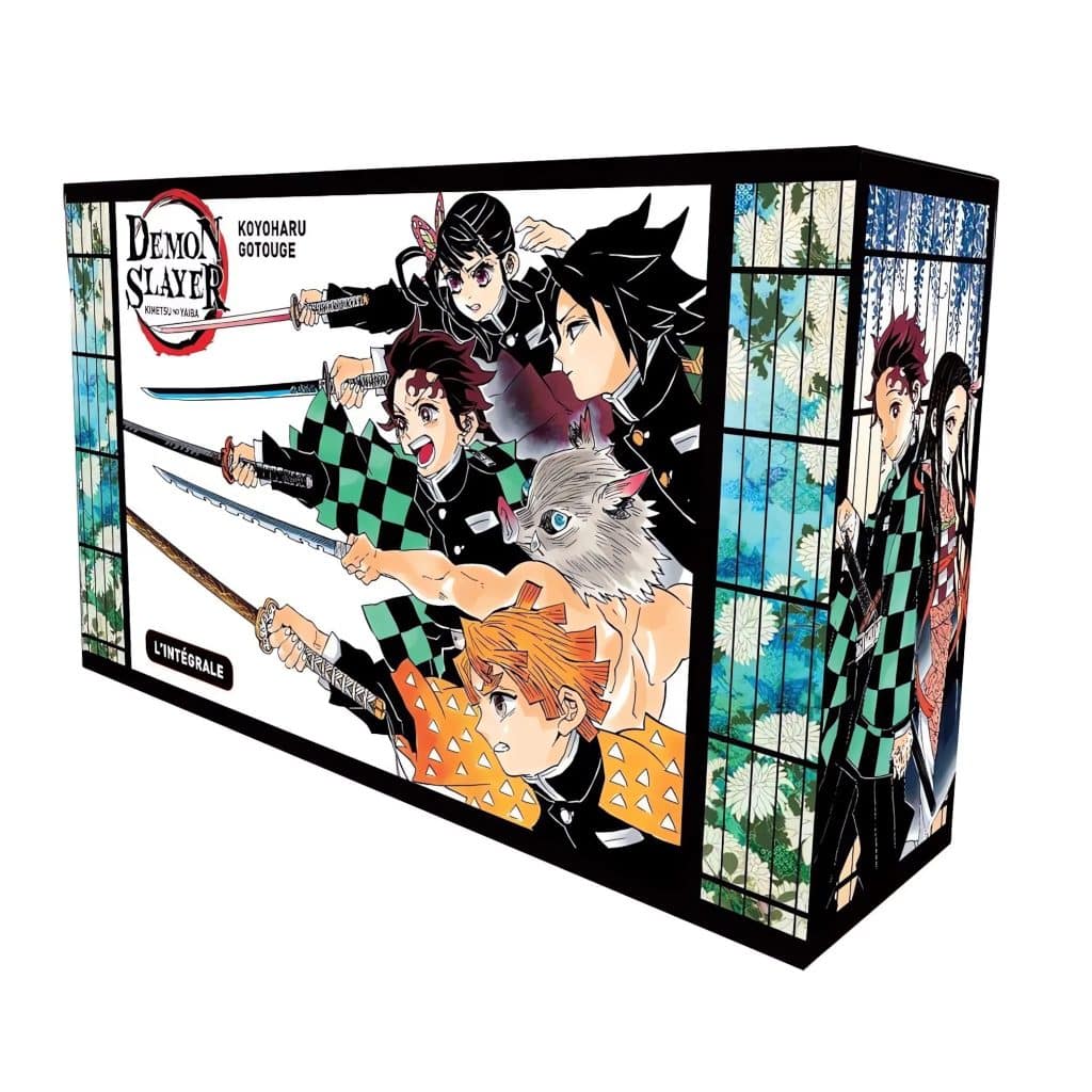 Coffret intégrale du manga Demon Slayer.