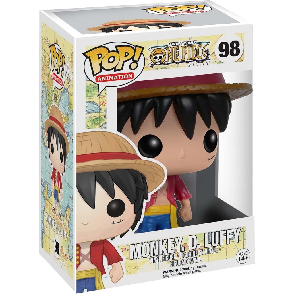 Une figurine pop Monkey D. Luffy.