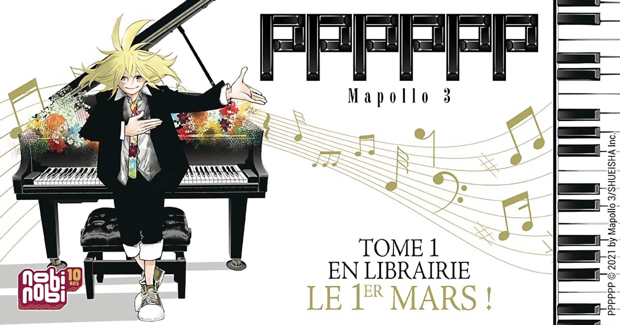 Annonce de la date de sortie en France du manga PPPPPP aux éditions nobi nobi!