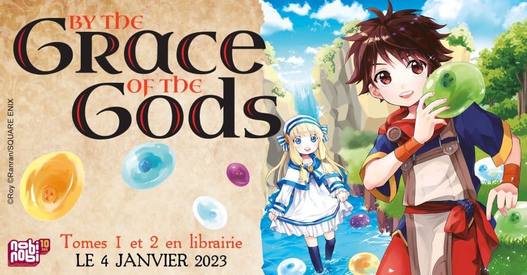 Annonce de la date de sortie en France du manga By The Grace of the Gods, aux éditions nobi nobi!