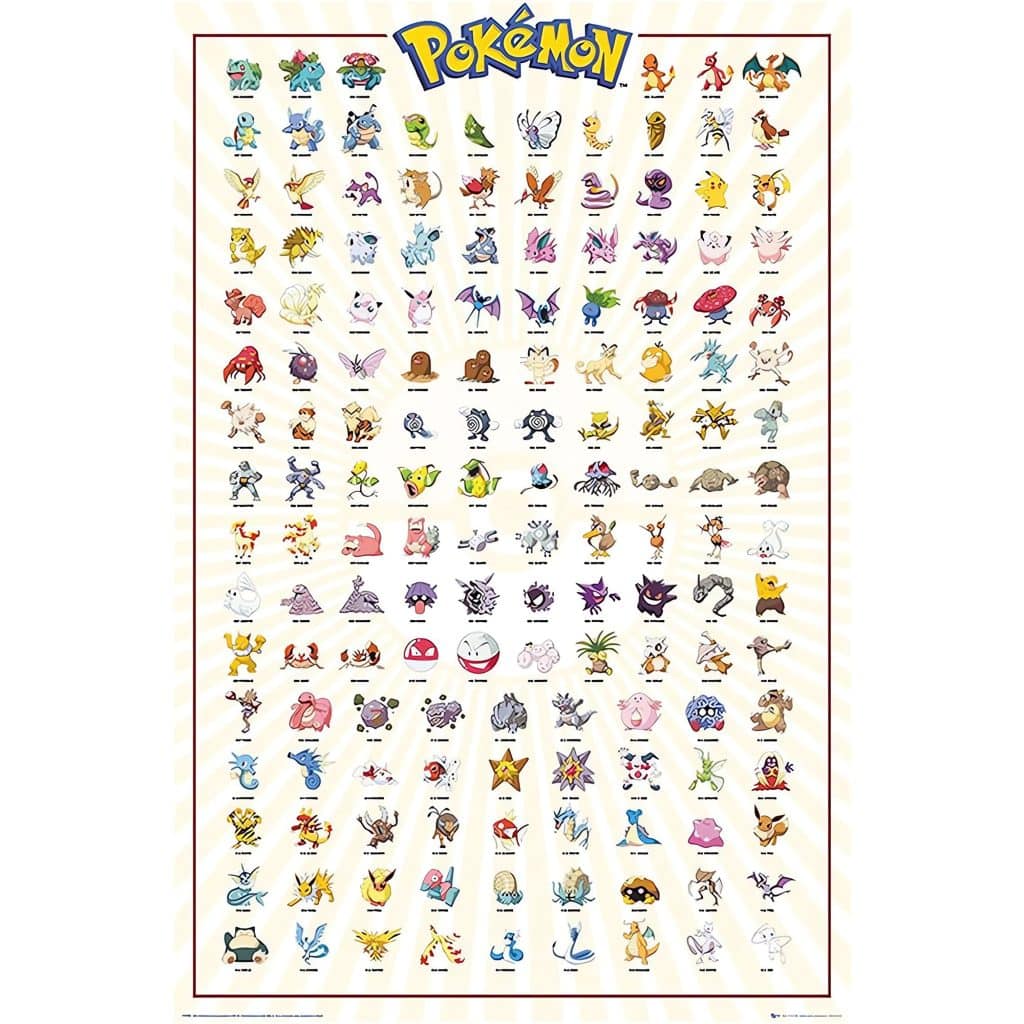 Poster officiel Pokémon.