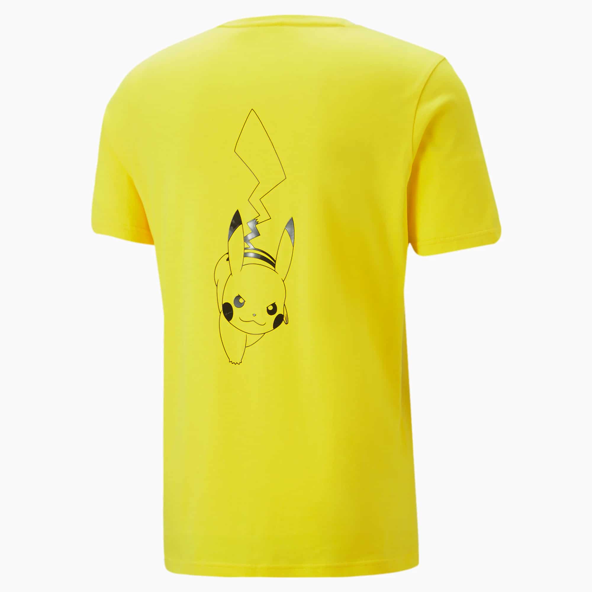 puma-x-pokemon-T-shirt-graphic-pikachu-jaune-2