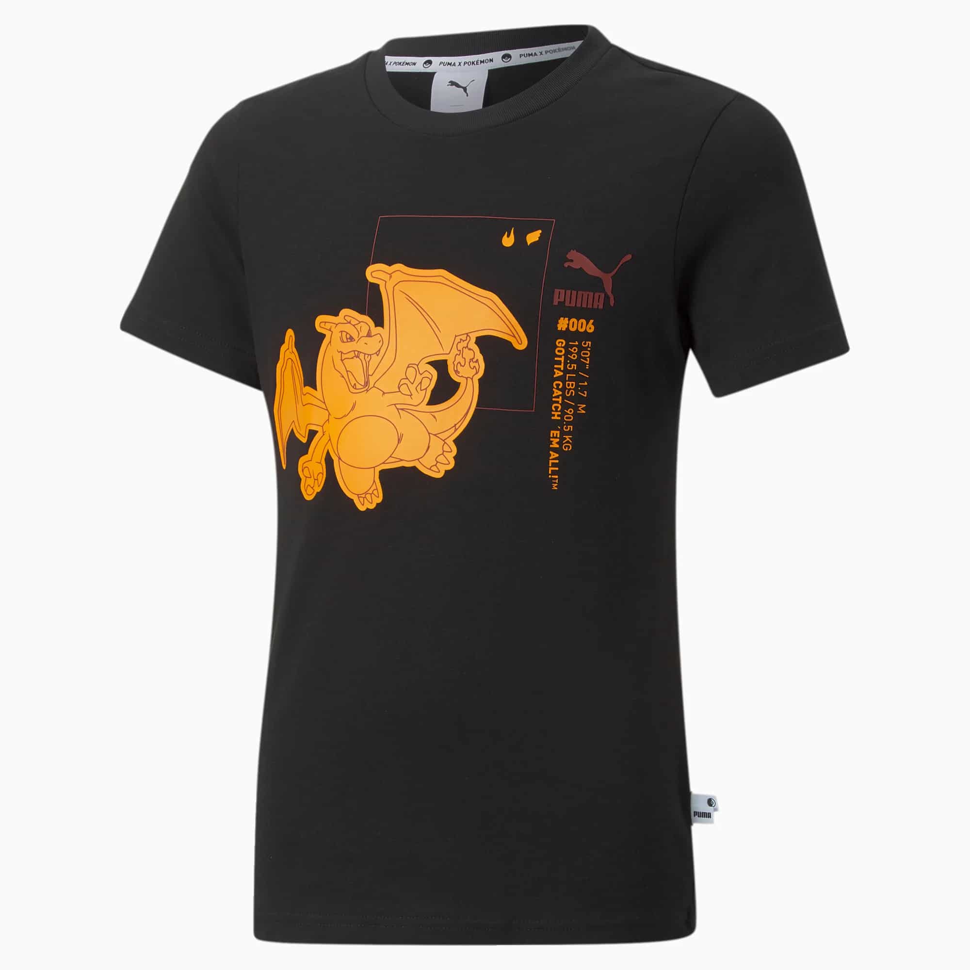 puma-x-pokemon-t-shirt-enfant-Dracaufeu
