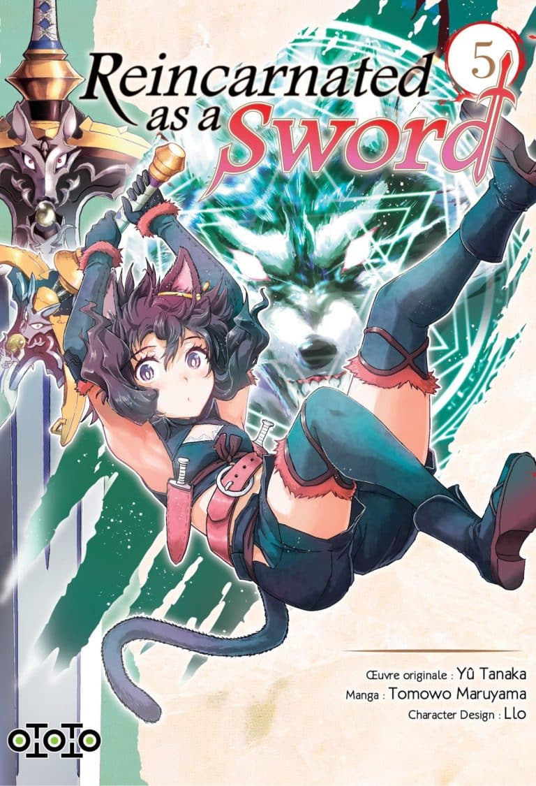 Tome 5 du manga Reincarnated as a Sword.