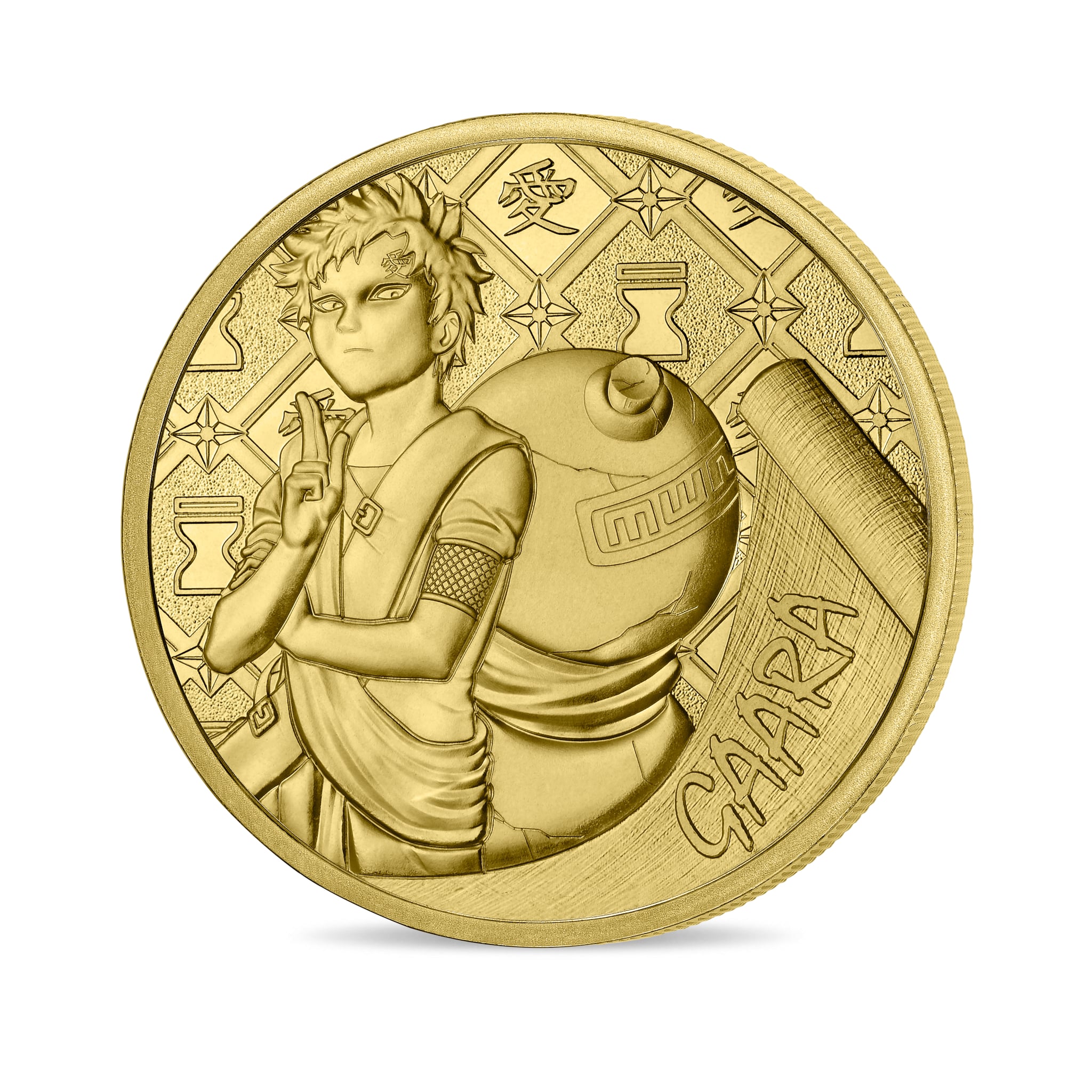 Mini-médaille Gaara dans la collection Naruto à la Monnaie de Paris
