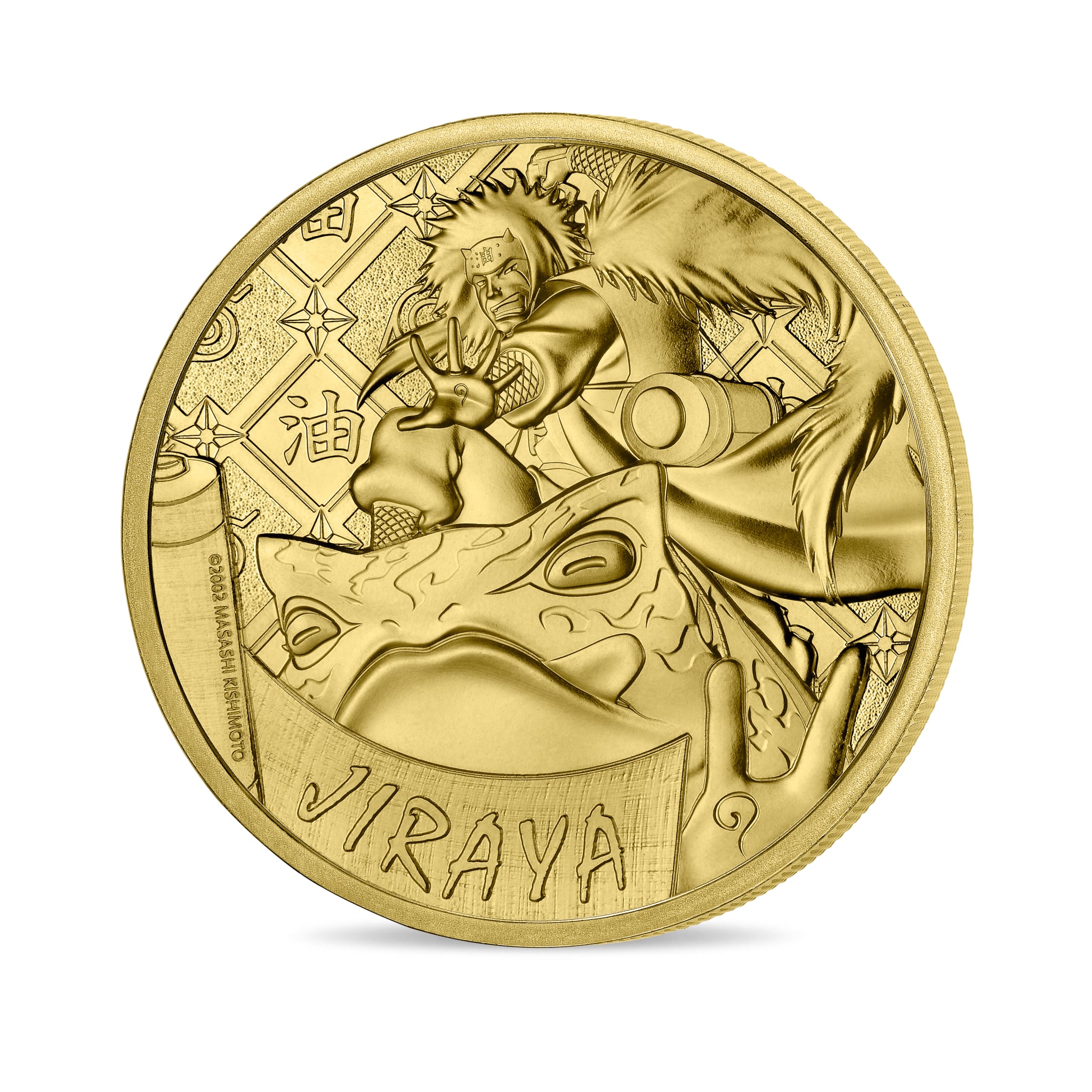 Mini-médaille Jiraya dans la collection Naruto à la Monnaie de Paris