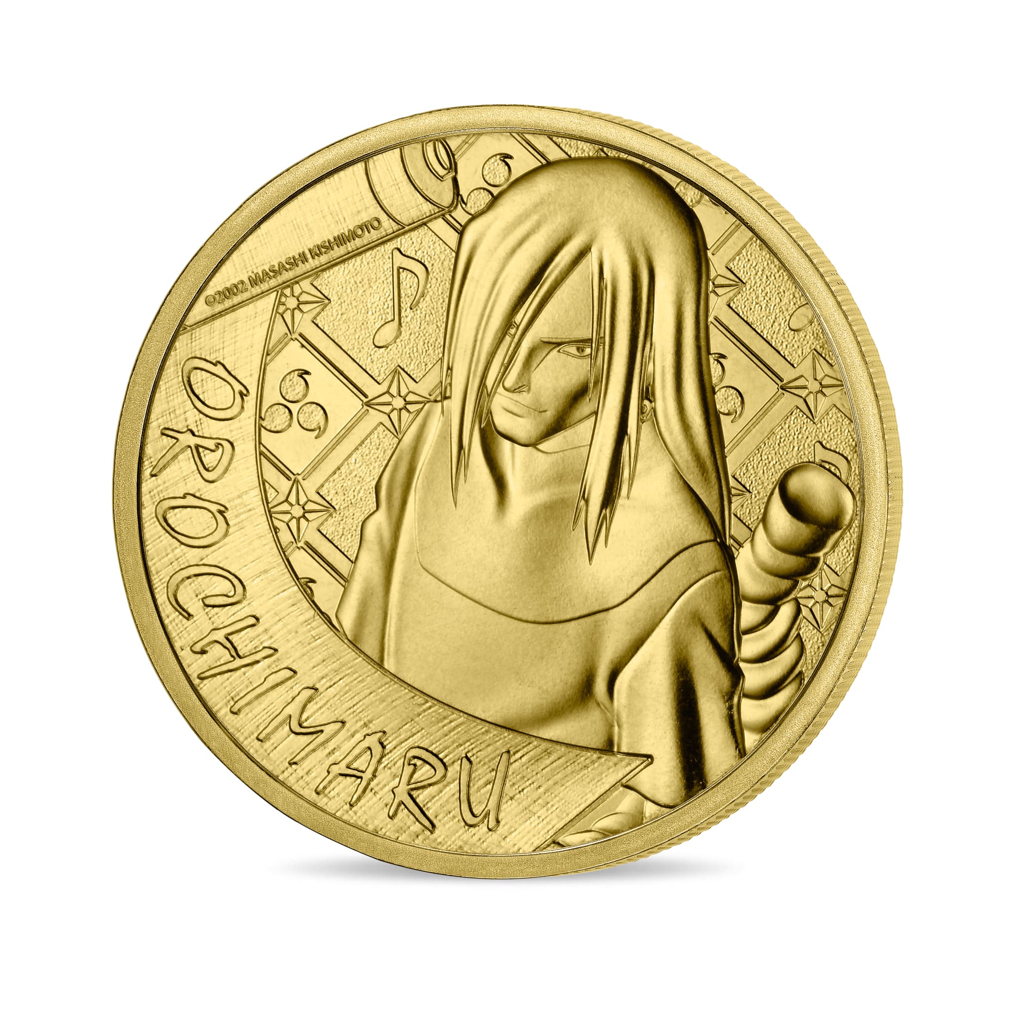 Mini-médaille Orochimaru dans la collection Naruto à la Monnaie de Paris