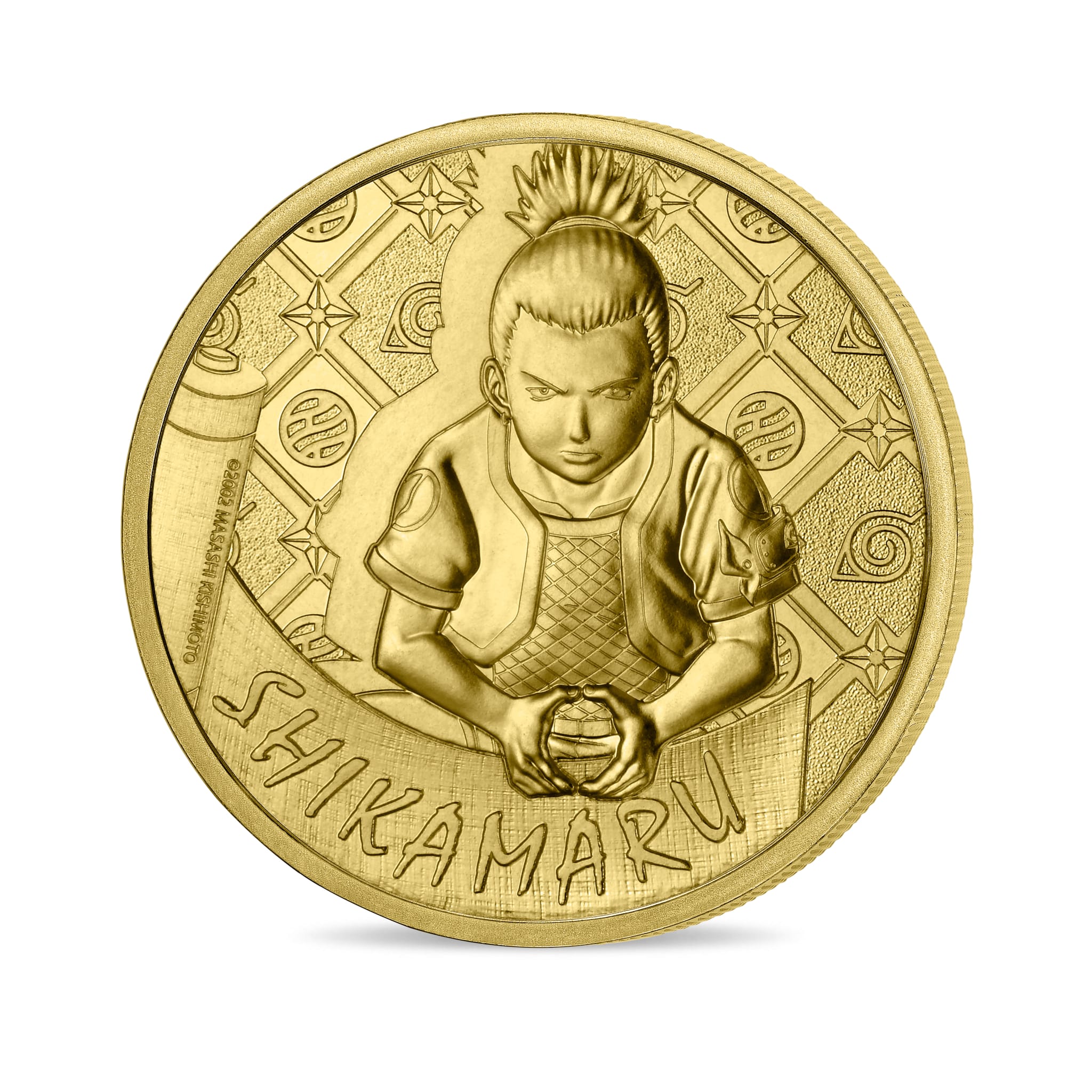 Mini-médaille Shikamaru dans la collection Naruto à la Monnaie de Paris