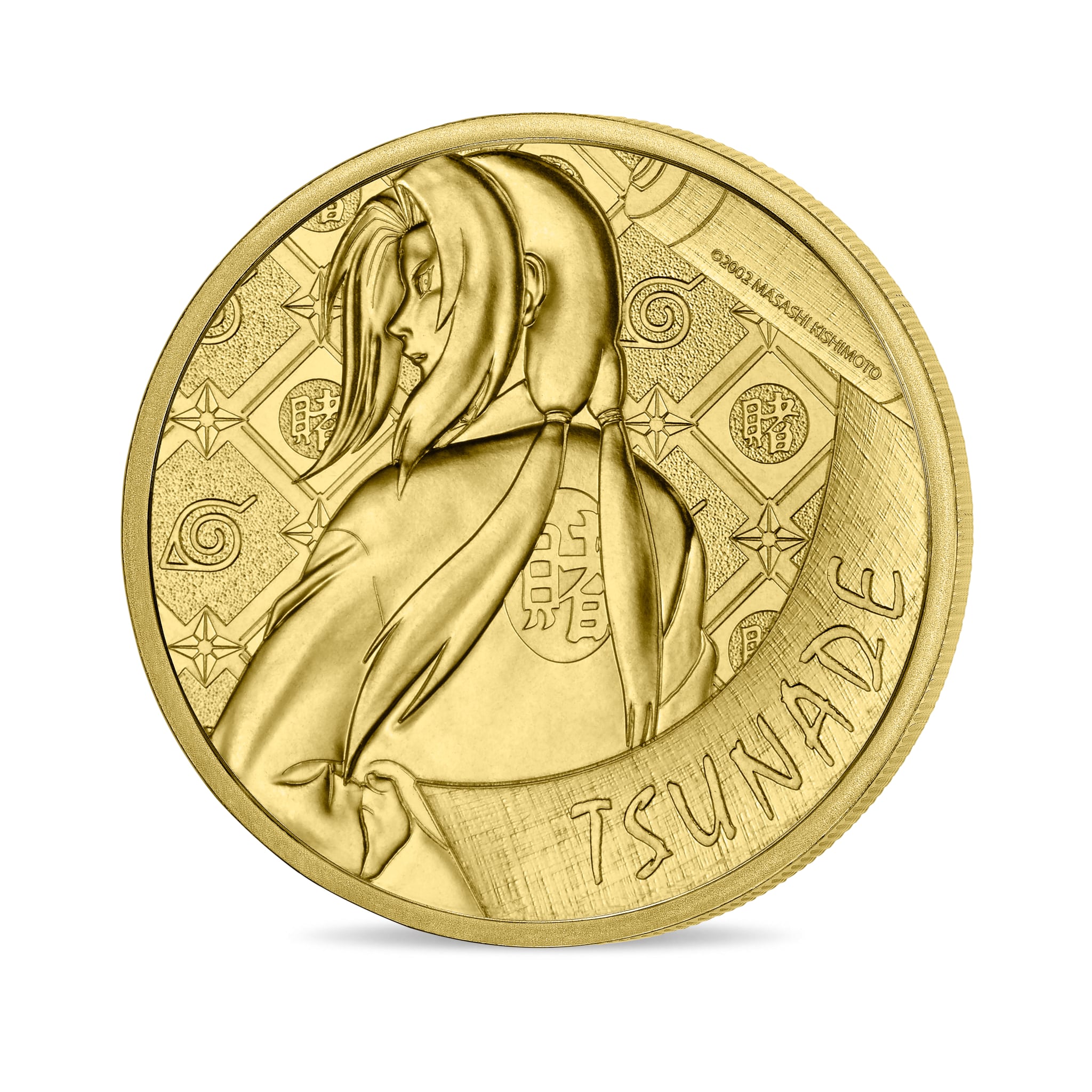 Mini-médaille Tsunade dans la collection Naruto à la Monnaie de Paris