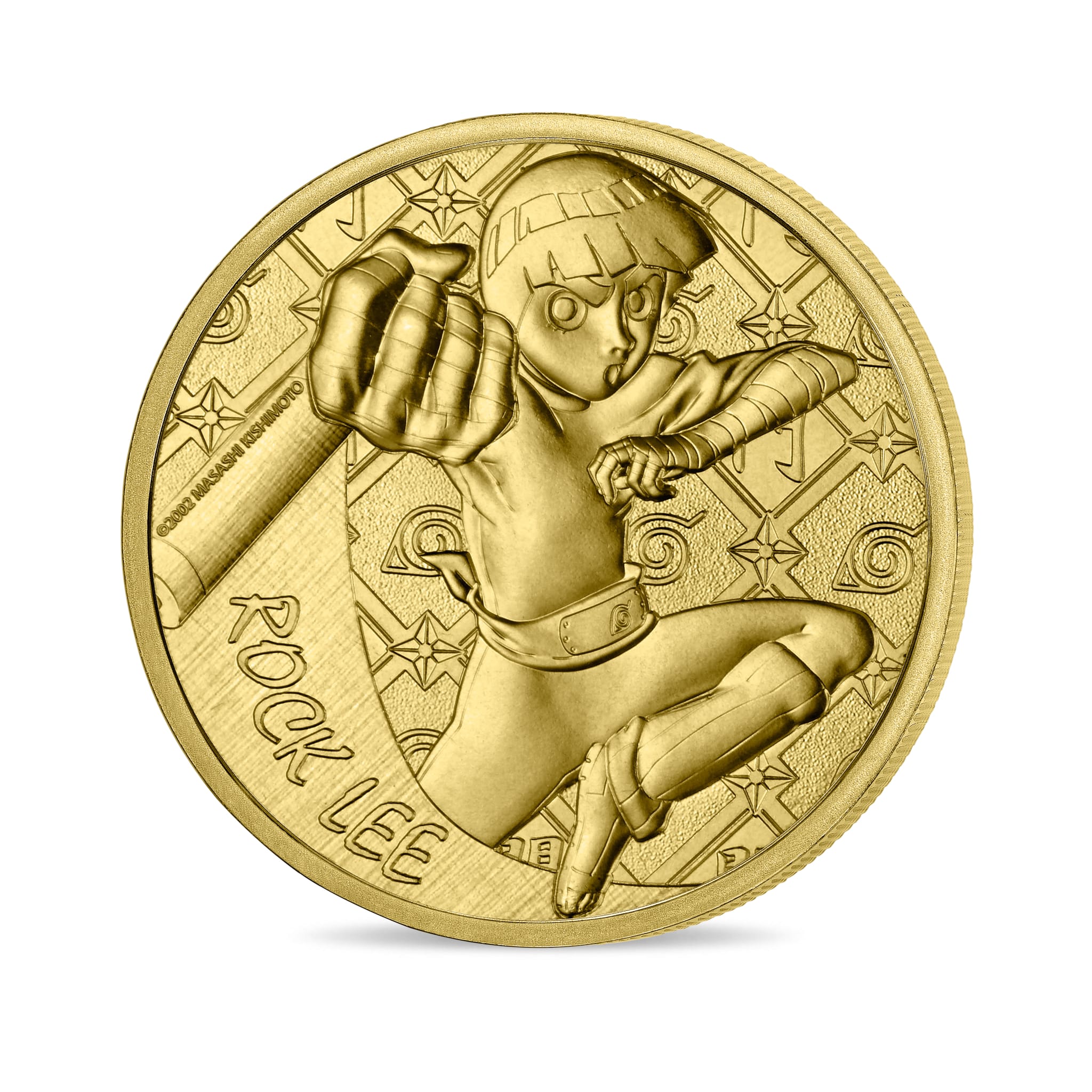 Mini-médaille Rock Lee dans la collection Naruto à la Monnaie de Paris