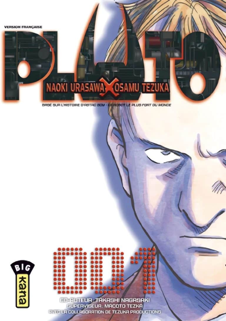 Tome 1 du manga Pluto de Urasawa Naoki et Osamu Tezuka