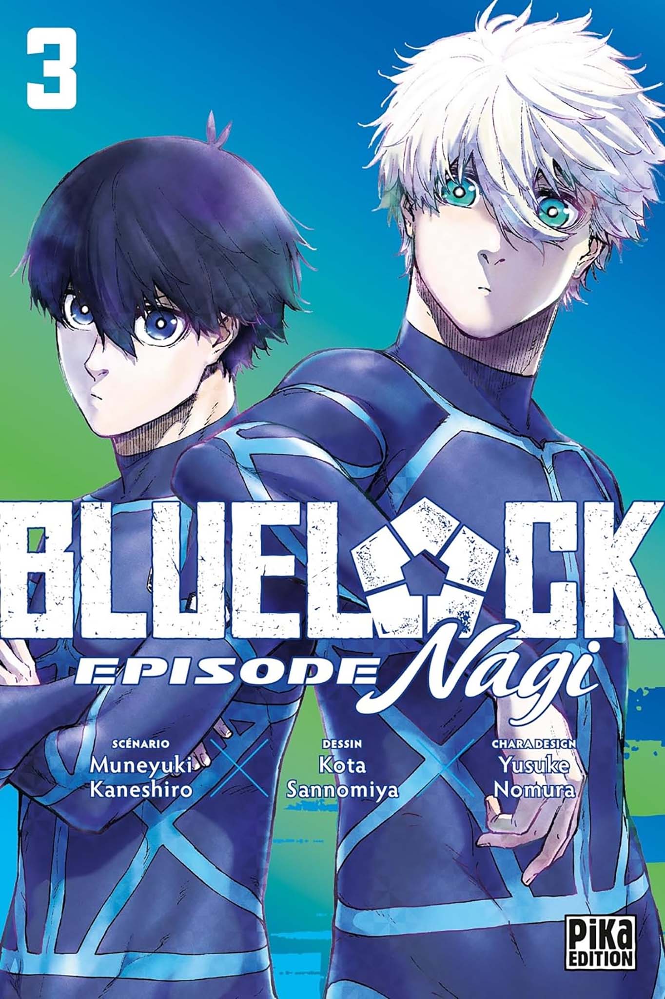 Tome 3 du manga BLUE LOCK -EPISODE NAGI-.