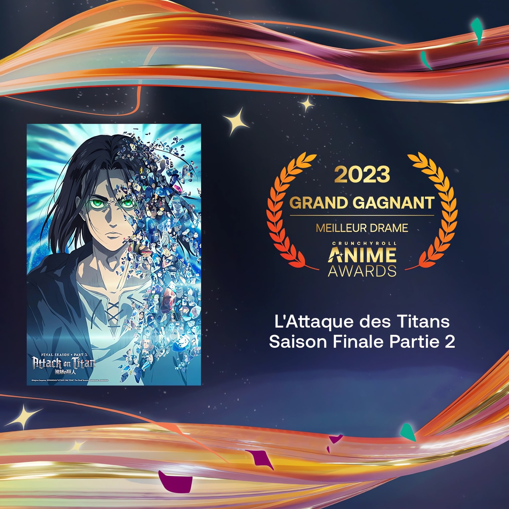 Prix du meilleur drame pour les Crunchyroll Anime Awards 2023