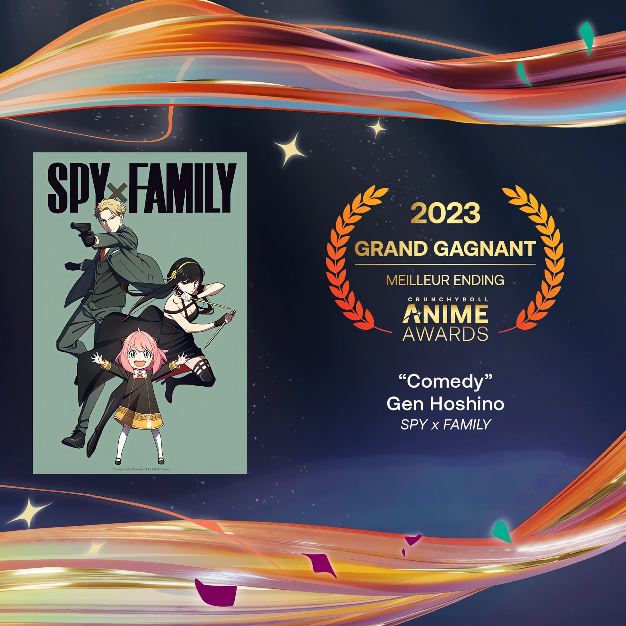Prix du meilleur ending pour les Crunchyroll Anime Awards 2023