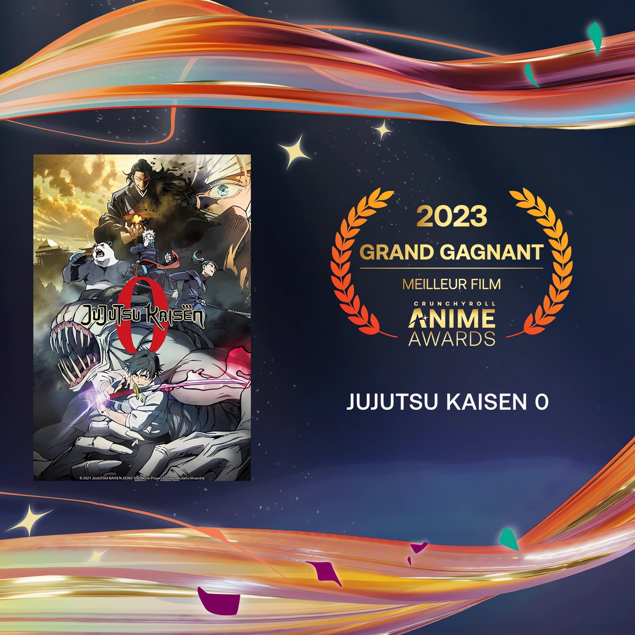 Prix du meilleur film pour les Crunchyroll Anime Awards 2023