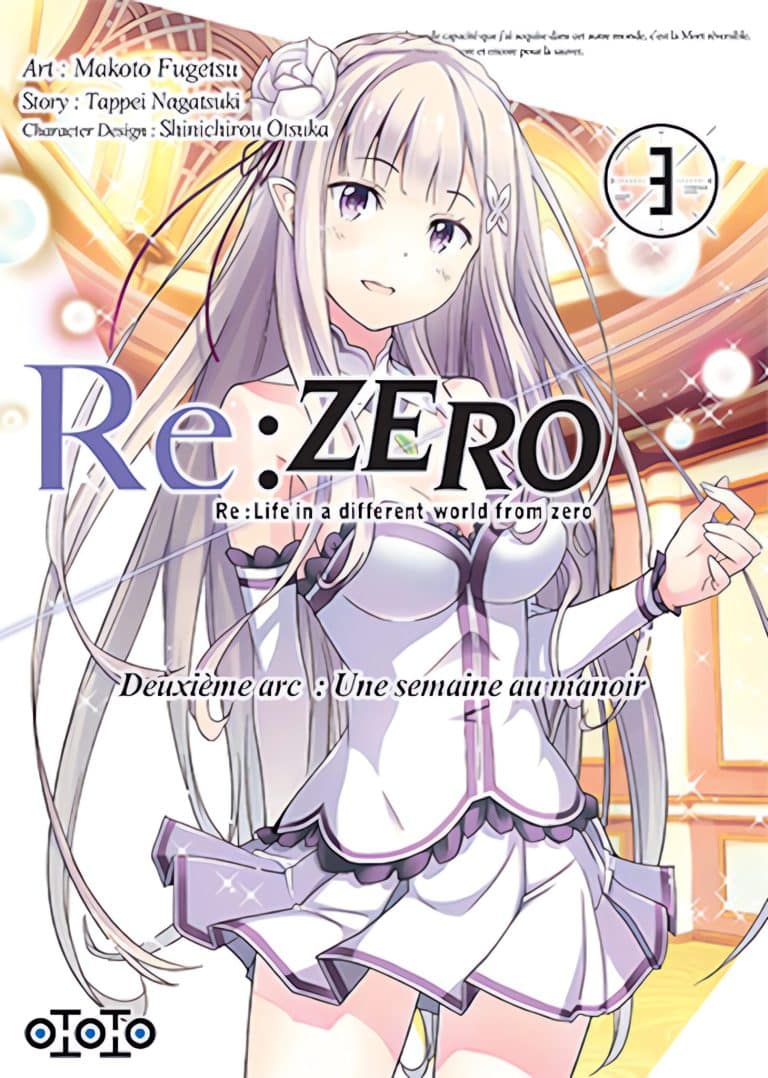 Tome 3 du manga Re:Zero Arc 2