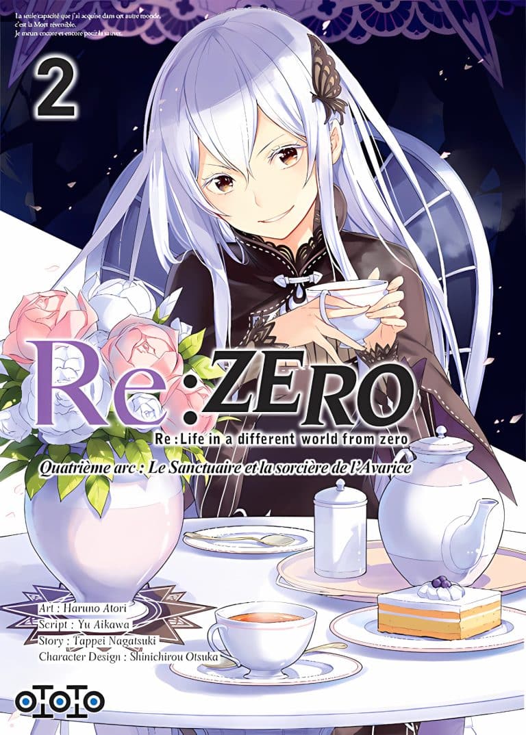 Tome 2 du manga Re:Zero arc 4