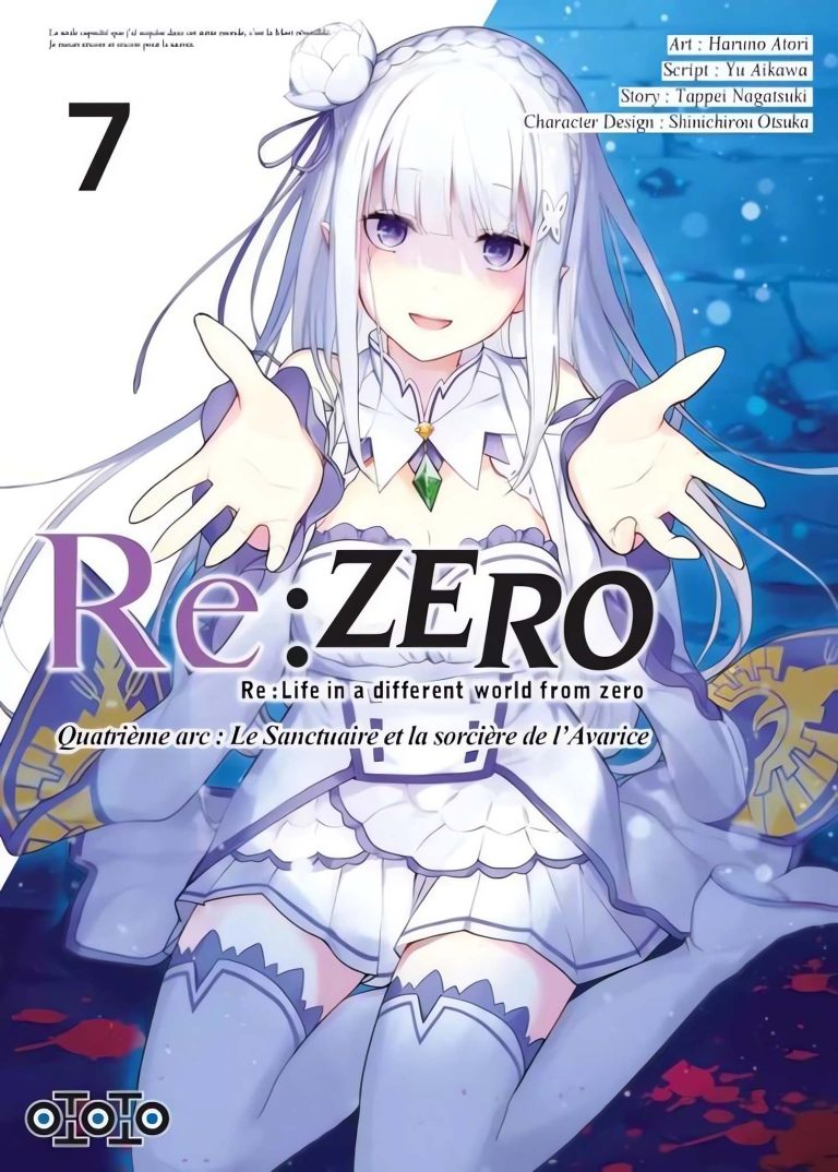 Tome 7 du manga Re:ZERO Arc 4.