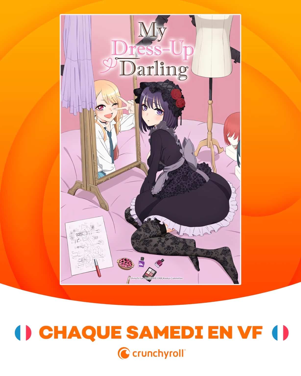 Crunchyroll annonce une VF pour l'anime My DressUp Darling Crunchyroll annonce une VF pour l'anime My DressUp Darling