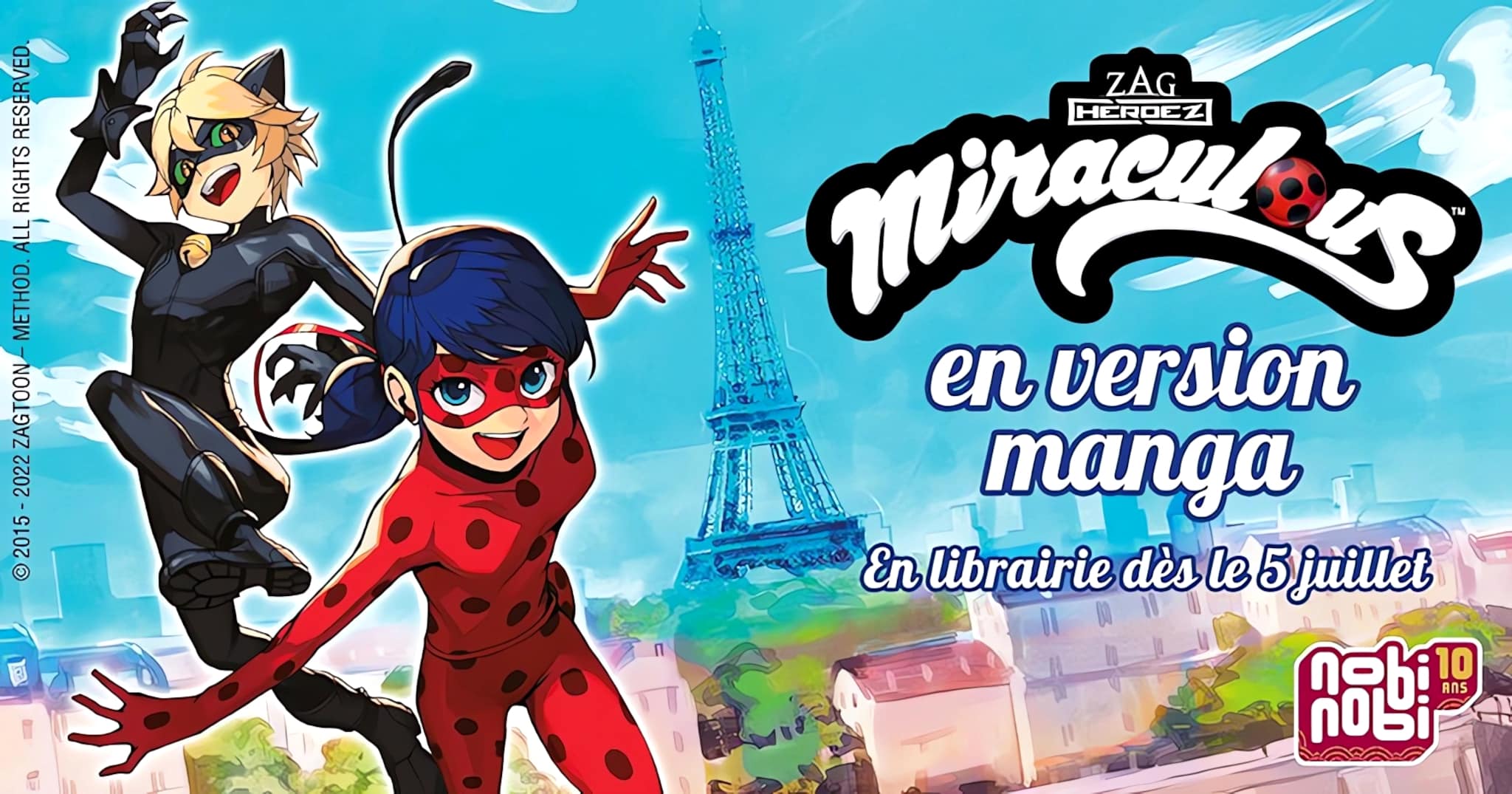 Annonce de la date de sortie en France du manga Miraculous : Ladybug et Chat Noir