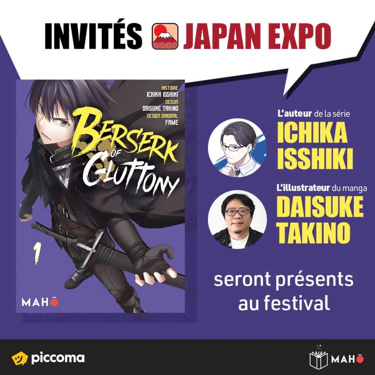 Annonce de la présence des auteurs de Berserk of Gluttony à la Japan Expo 2023