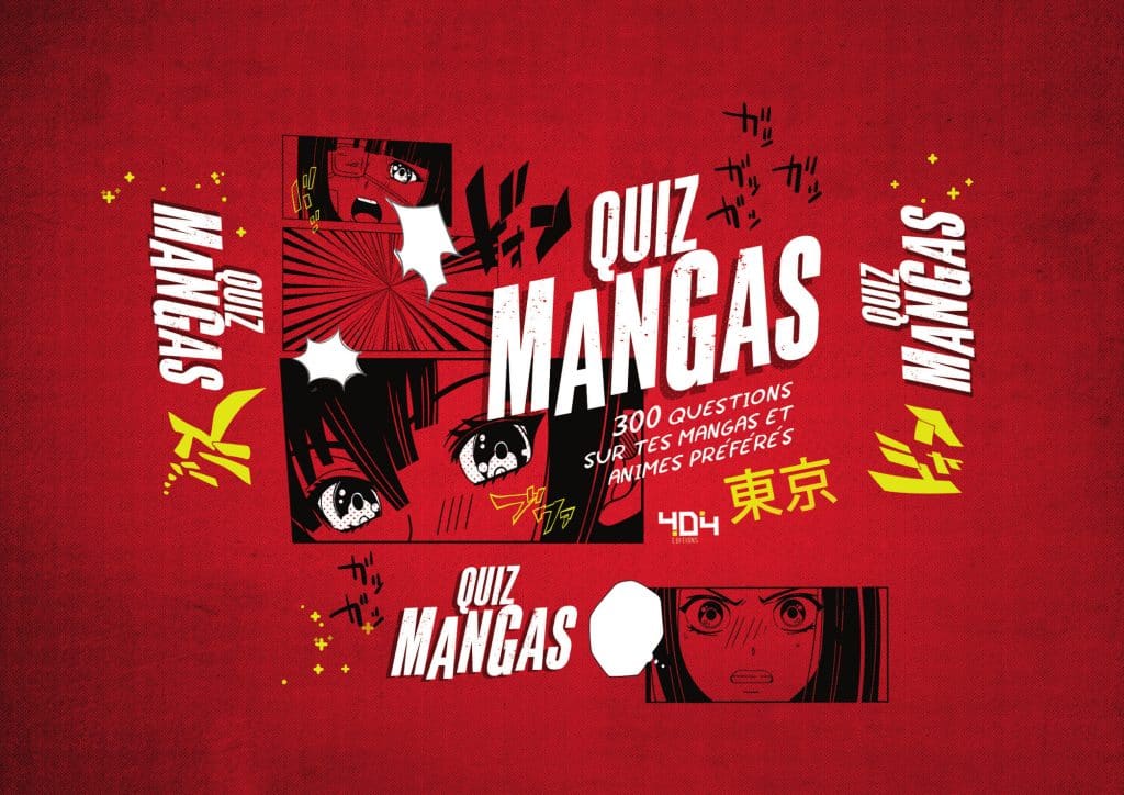 Présentation du jeu de société Quiz Mangas par AnimOtaku et 404 éditions