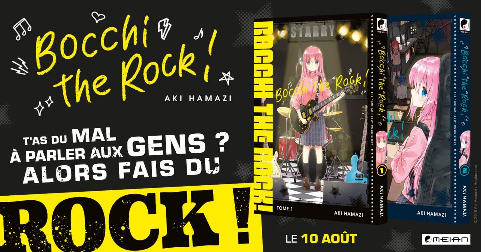 Le manga Bocchi the Rock révèle sa Date de Sortie en France