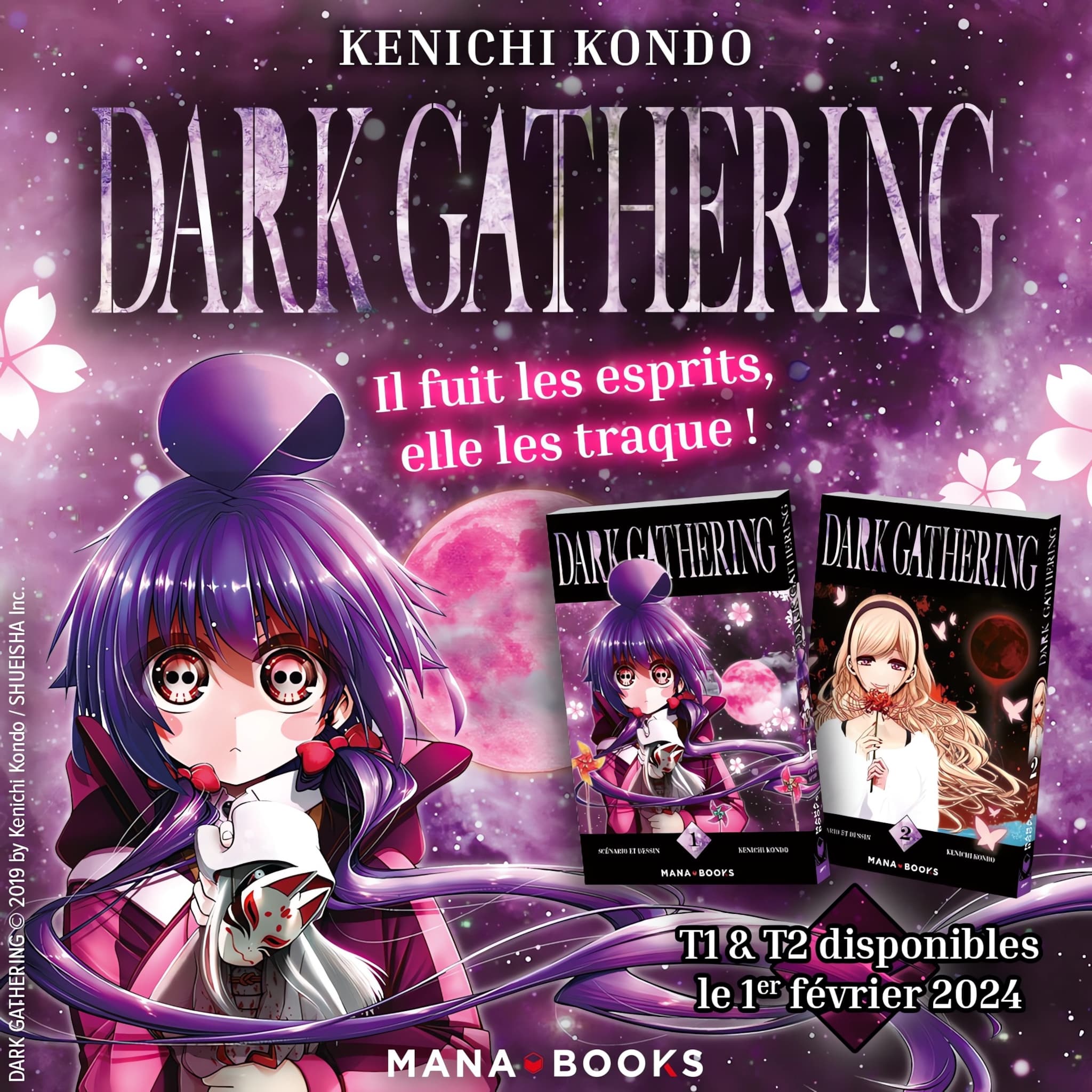 Annonce de la date de sortie en France du manga Dark Gathering aux éditions Mana Books