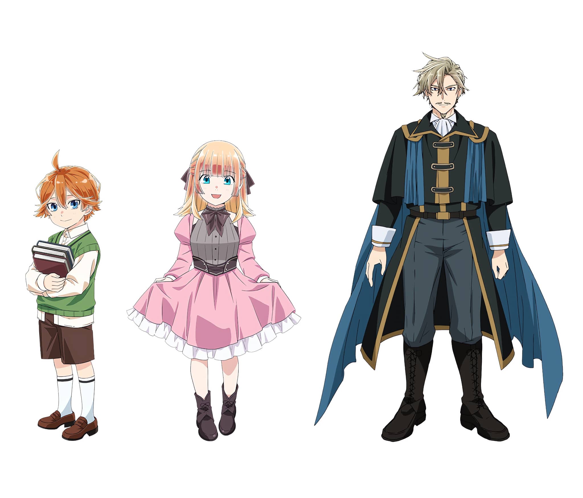 Character Design de Rosell, Licia et Raven pour lanime Tensei Kizoku Kantei Skill de Nariagaru