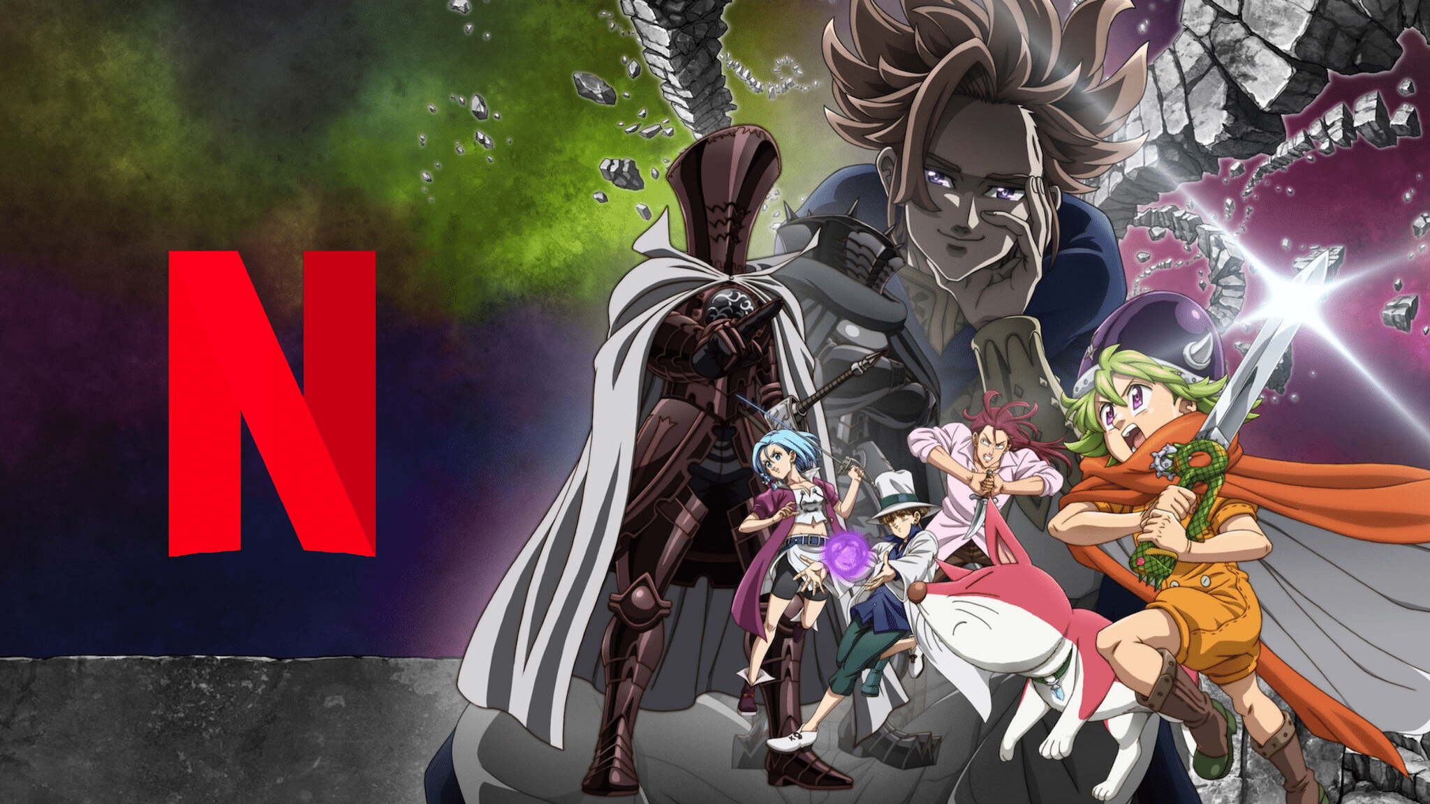 Annonce de la date de sortie en France de l'anime Four Knights of the Apocalypse sur Netflix