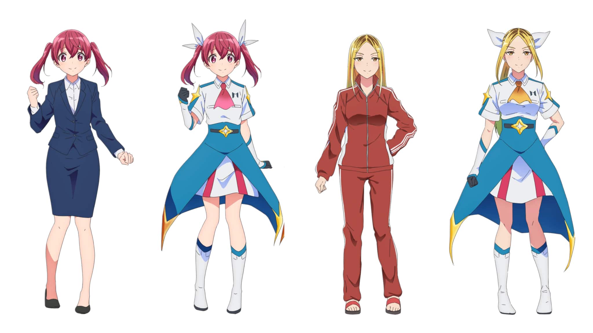 Character Design de Kana et Hitomi pour l'anime Magilumiere