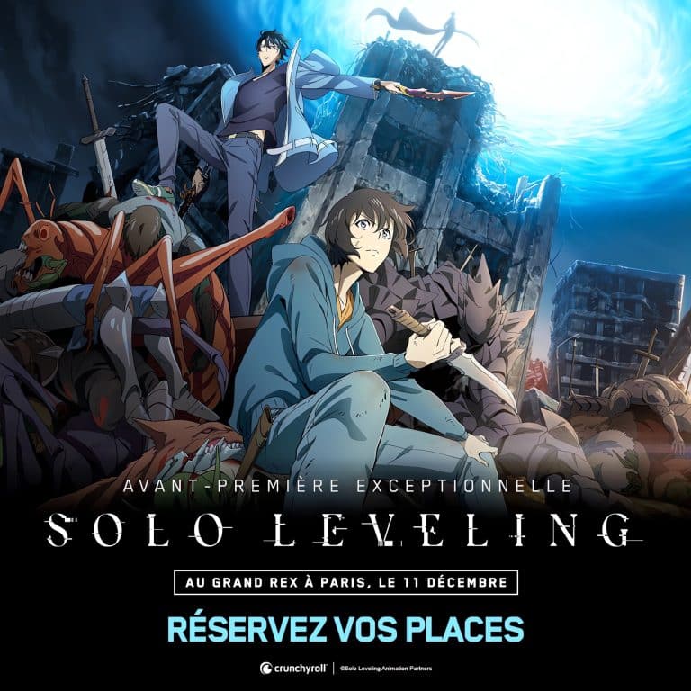 Annonce d'une avant-première pour l'anime Solo Leveling au Grand Rex à Paris le 11 décembre 2023