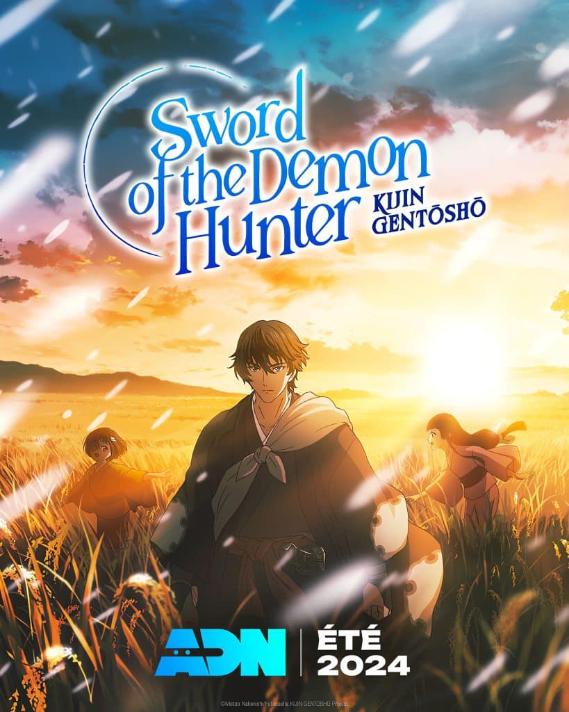 Affiche promotionnelle de l'anime Sword of the Demon Hunter : Kijin Gentoushou.