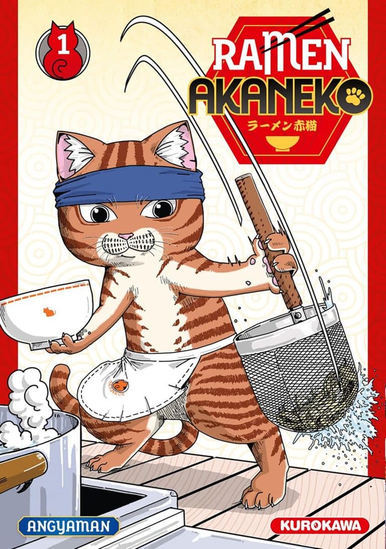 Tome 1 du manga Ramen Akaneko.