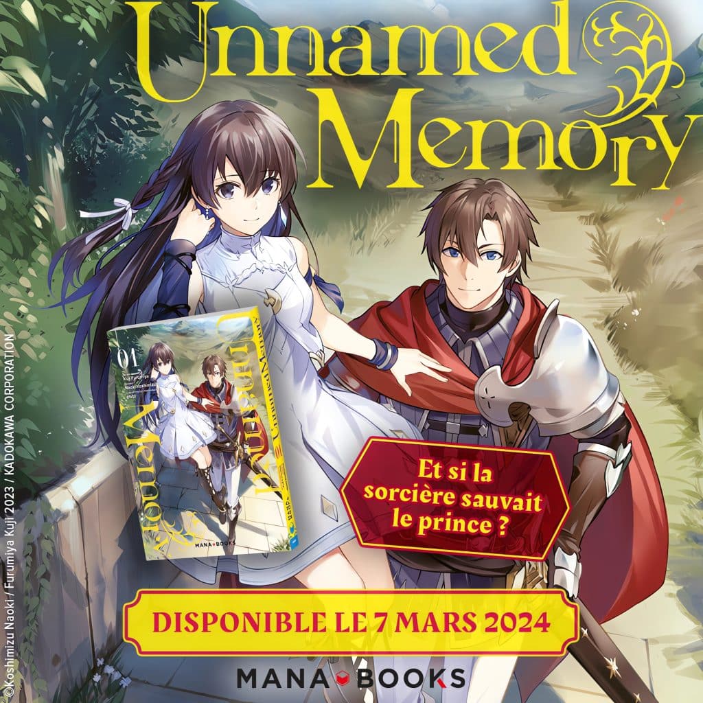 Annonce de la date de sortie en France du manga Unnamed Memory tome 1 aux éditions Mana Books