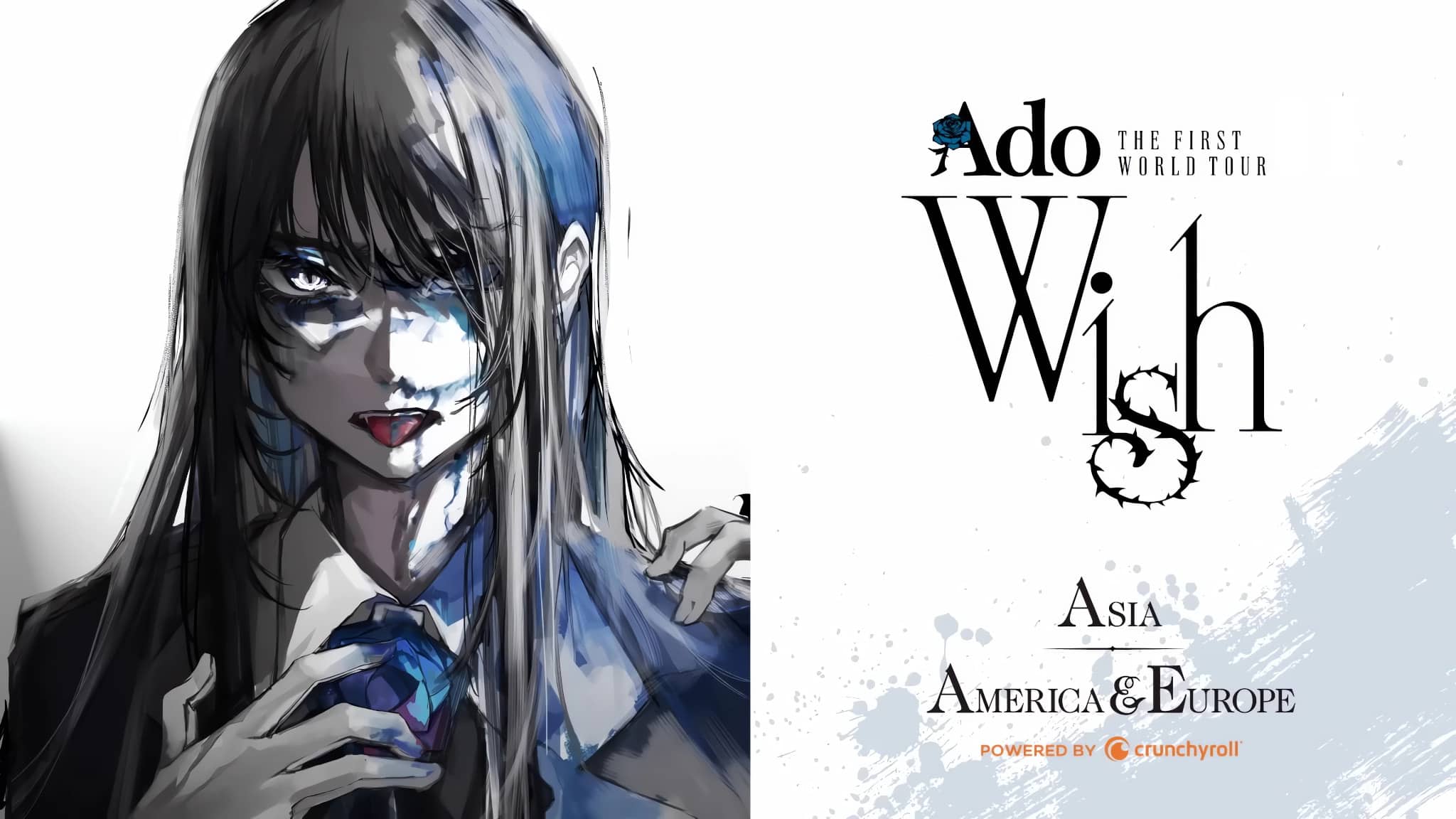 Annonce de la date du concert en France de la chanteuse japonaise Ado lors de sa tournée mondiale "Wish"