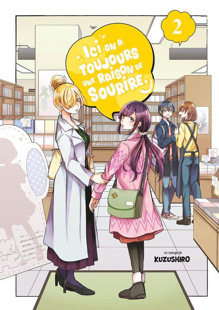 Tome 2 du manga Ici, on a toujours une raison de sourire.