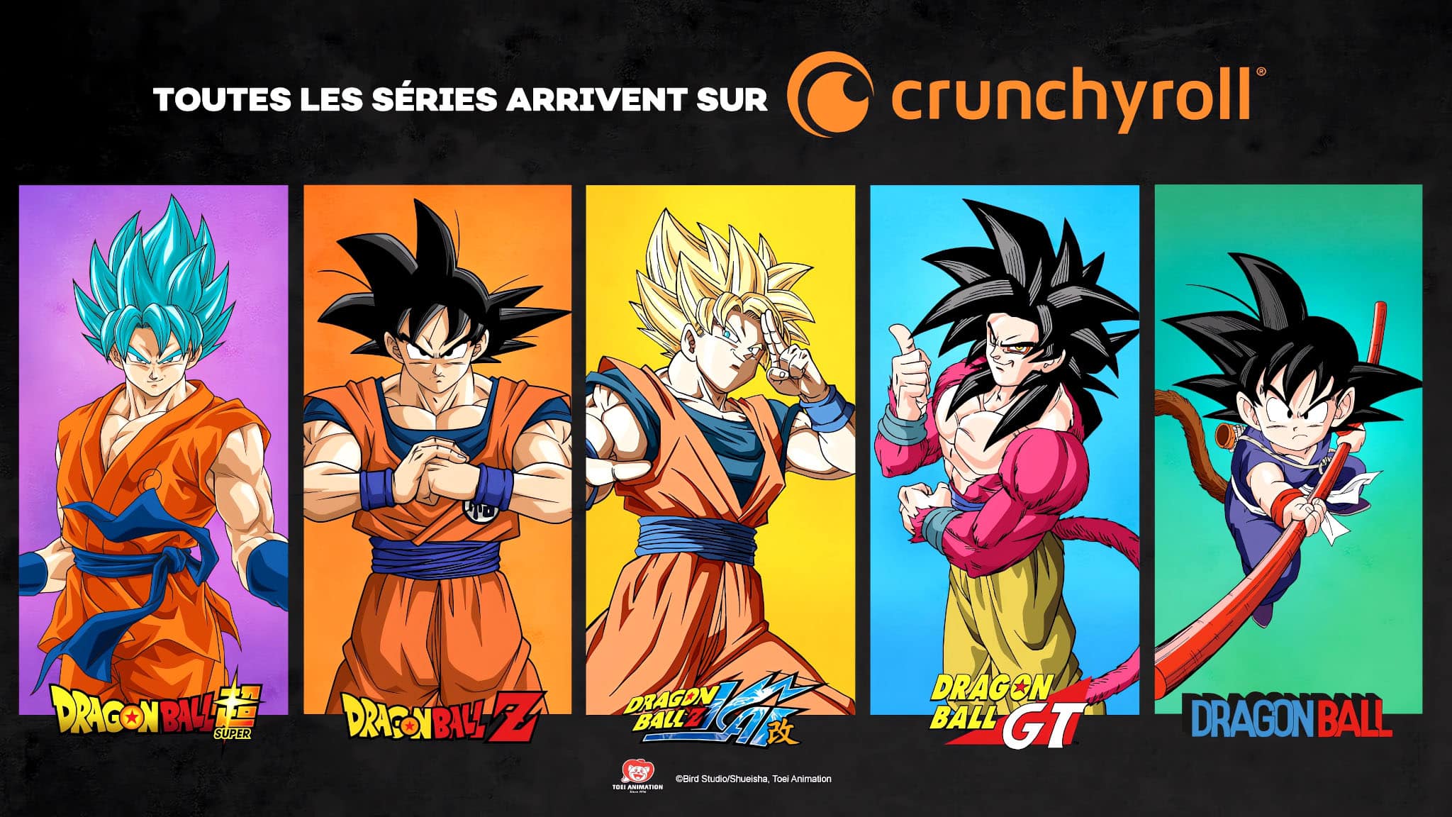 Annonce de la diffusion sur Crunchyroll de l'anime culte Dragon Ball